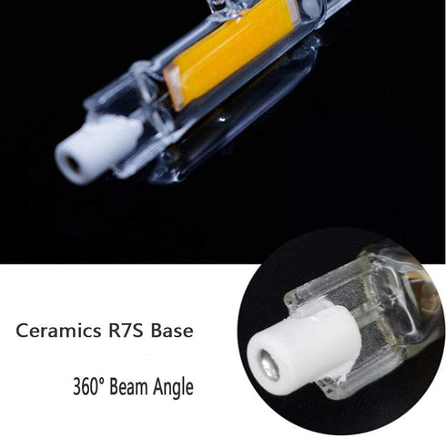 15W 118mm R7S LED Bulbs (2 Pack), 150W Halogen Equivalent, Dimmable T3 R7s Base, Warm White 3000K