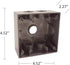 5345-0 2 5-3/4-Inch Hubbell Outdoor Lighting-Bell Gang Gray Outdoor Box