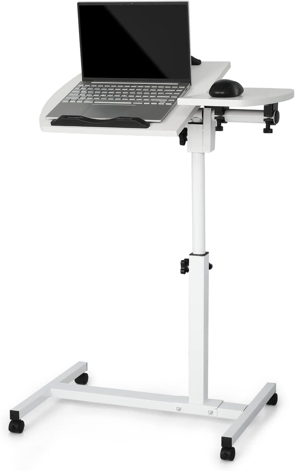 MoNiBloom Mobile Laptop Desk 75 Tiltable Height Adjustable Rolling Laptop Sofa Bed