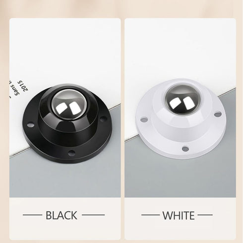 Self Adhesive Caster Wheels for Furniture,Storage Box,Trash Can,PC Stainless Steel Universal Pulley 360 Degree Rotating Adhesive Caster Wheels 0.8 Inch Low Profile Swivel Wheels Black 8 Pack