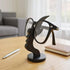 Generic Unique Curved Glasses Holder, Safe Artistic Storage Solution with Minimalist Design, Desktop or Bedside Table