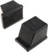 Menolana 2Pcs Square End Cap Square End Cover Gym Fitness Equipment Convenient Tube