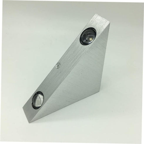 Modern Triangle LED Wall Sconce - Decorative Aluminum Light for Bedroom Ambiance