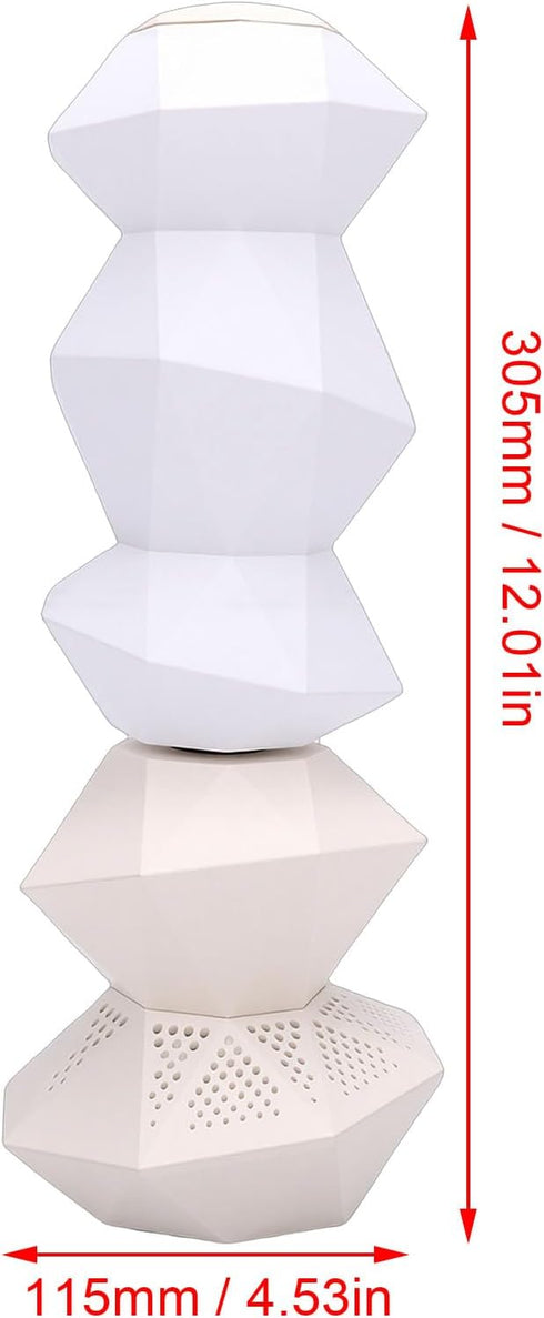 360 ITEFDTUTNE Table Lamp with Bluetooth Speaker, Degree Rotating Wand Bluetooth Customizable Lighting Multicolor