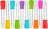 10 Pcs Liquid Droppers, Silicone and Plastic Pipettes with Bulb Tip for Candy Oil Kitchen Gummy Making, 5-ML
