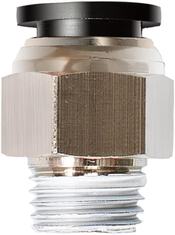 Beduan Pneumatic Male Straight PC - 5/16 Inch Tube OD x 1/8 Inch Thread Push to Connect Fittings