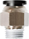 Beduan Pneumatic Male Straight PC - 5/16 Inch Tube OD x 1/8 Inch Thread Push to Connect Fittings