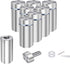 Osring 3/4 x 2 Inch Sign Standoff Screw Hardware, Stainless Steel Standoffs for Wall Mounting Acrylic Board