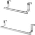 KBWPCQMPKW 1/2 PCS Stainless Steel Towel Bar Cabinet Door Towel Hanging Bar Stainless