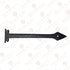 13.90" Dummy (2 Pack, Adonai Hardware "Agee Heavy Duty Antique Cast Iron Strap False or Faux or Hinge Front Matte