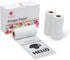 Memoqueen White Self-Adhesive Thermal Labels for Phomemo M02/M02S/M04S/M04AS Pocket Bluetooth Printer, 50mm x 3.5m, 3