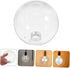 180mm Bulb Glass Globe Lampshade Threaded Pendant Lamp Shade Glass Light Cover for Wall Sconces Ceiling Fixture