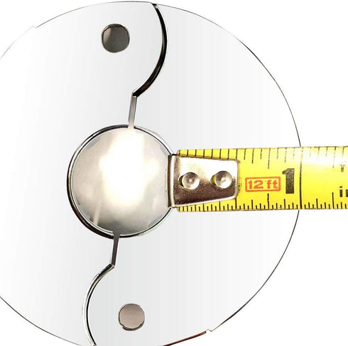 Floor and Ceiling Plate Cover Split Flange Replacement Kit, Fits 1/2 Inch IPS Galvanized Pipe