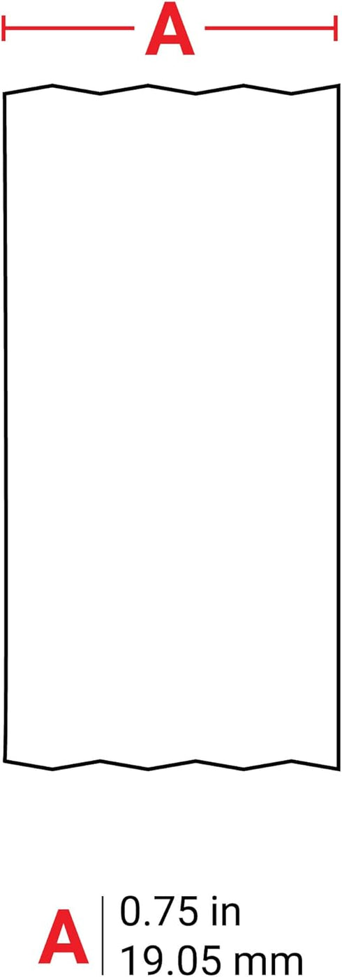 Brady Authentic (M21-750-461) Extreme-Temp Resistant Label for Lab, Equipment, and Asset Tracking, Black on White, For