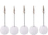 Golf Ball Shaped Table Number Holder, Name Place Card Holder, Memo Clip Holder Stand for Notes and Menus