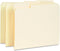 Business Source 65775 Interior File Folders, 1/3 Cut Assorted, Letter, 100/BX