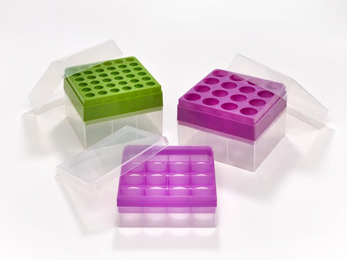 Caplugs Evergreen 240-6615-G3D Centrifuge Tube Storage Box for 15 mL Tubes, 36 Places, Green