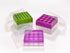Caplugs Evergreen 240-6615-G3D Centrifuge Tube Storage Box for 15 mL Tubes, 36 Places, Green