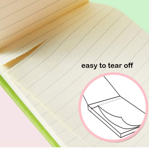 Ytzada Pocket Notebook, 4 Pack, Small Softcover Mini Journal, 2.9" x 4.3", 96 Sheets - 192 Lined Pages