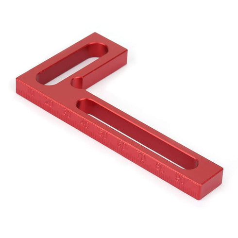 Rectangular 90 Degree Professional Positioning Ruler, Woodworking Clamping Square Measurement Layout Template Tool