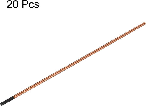 PATIKIL 20pcs 5mmx355mm Carbon Arc Air Gouging Rods, Copper Graphite Coated for Welding