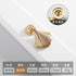 SKFGNX Hardware,A108 Simple Copper Color Wardrobe Drawer Hidden Button Bedside Table Cabinet Hanging Ring Single Hole