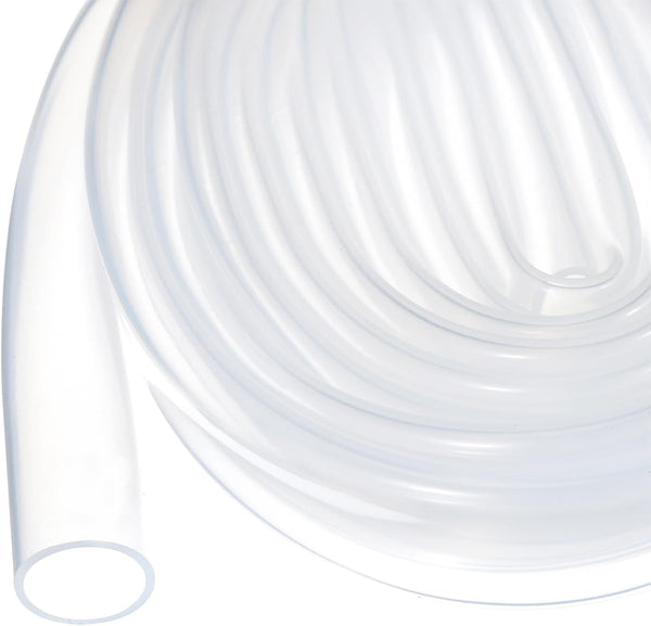 5m(16ft) Clear Silicone Tubing 12mm(1/2") ID x 14mm(9/16") OD, Pure Silicone Hoses for Pump Siphoning, Draining