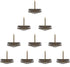 Antique Upholstery Nails Decorative Tacks for DIY Projects, Jewelry Boxes, Drawer Repair, 50Pcs-Bronze (0.46"x0.7")