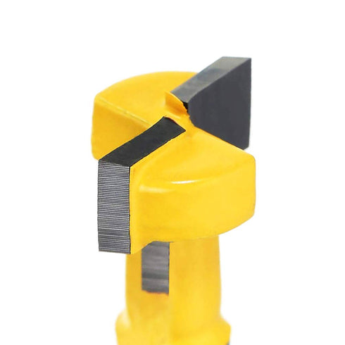 Saiper 1/2 Inch Shank Keyhole Router Bit Set, T-Slot Woodworking Grooving Router Bits (3/8 & 1/2 Inch Blade Diameter)