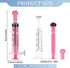 OLYCRAFT 18Pcs 6 Colors 5ML Plastic Measurement Syringe with Cap Individually Sealed Measuring Syringe Tools Without Needle Liquid Syringe for Scientific Labs Liquid Dispensing Pet Supplies