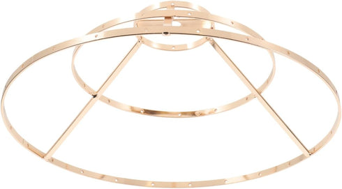 3-Tier 9.84In Lampshade Frame, Lamp Ring Support, Iron Metal Material, for DIY Pendant Light Chandelier Wall Sconce