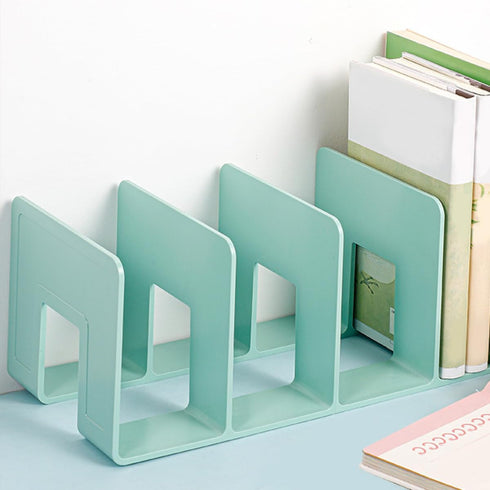 ARTIBETTER Decorative Multi-Function Book Organizer Bookend for Desk Office and Home Use Space-Saving Document and Book