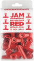 JAM PAPER Metal Bulldog Clips - Medium - 31mm - Red - Pack of 15