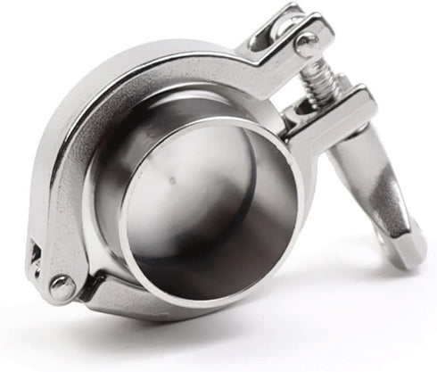 LOKLNEYK 1pcs 304 Set 1.5"-8" Applications(45mmx64) SS Sanitary Tri Clamp Ferrule/End Cap/Clamp/Gasket