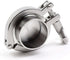 LOKLNEYK 1pcs 304 Set 1.5"-8" Applications(45mmx64) SS Sanitary Tri Clamp Ferrule/End Cap/Clamp/Gasket