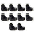Beduan Push to Connect Elbow Fitting, 1/4" Tube OD Pneumatic 90 Degree Adapter (Pack of 10)