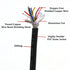 SZRMCC M12 A Code 8 Pin Male to Open Flying Leads Industrial Sensor Connector Cable, Waterproof Shielded