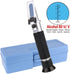 VGVGV 0-80% Brix Refractometer, Refractometer Handheld Digital Alcohol Liquor Production Homebrew Brix V/v for Spirit