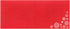 LUXPaper #10 Business Holiday Envelopes, Peel & Press Square Flap, 50 Qty, Snowflakes on Ruby Red