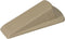 Heavy Duty Non-Slip Large Rubber Door Stopper, Big Foot ColorStop Wedge, Beige, Made in the USA