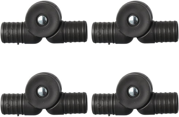 Black Plastic Lounge Chair Latch Hinge of Folding Lounge Chair Accessories for
