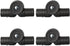 Black Plastic Lounge Chair Latch Hinge of Folding Lounge Chair Accessories for