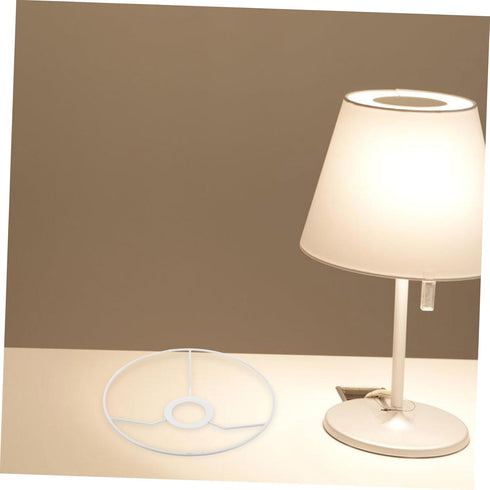 LIFKOME 1Pair DIY Vintage Lamp Shade Frame Socket Adapter Ring Construction Suitable for Table Floor Lamps Easy