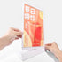 A4 LED Sign Holder Clear Sign Holder with LED Light Box, Table Menu Display Stand with Color Lights LED Menu Board