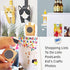 Flexible Magnetic Tape A+B, Round Stickers with Adhesive Backing, Easy Peel and Stick, Magnetic Stickers for Fridge,