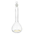 PATIKIL 250ml Graduated Volumetric Flask, 3.3 Borosilicate Glass with Glass Stopper, Tolerance 0.10ml for Lab Experiment