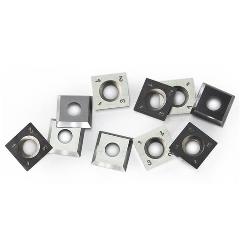 15mm Square Carbide Inserts Cutters, Knives Blades for Woodworking Spiral/Helical Planer Cutter Head or Lathe Turning