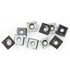 15mm Square Carbide Inserts Cutters, Knives Blades for Woodworking Spiral/Helical Planer Cutter Head or Lathe Turning