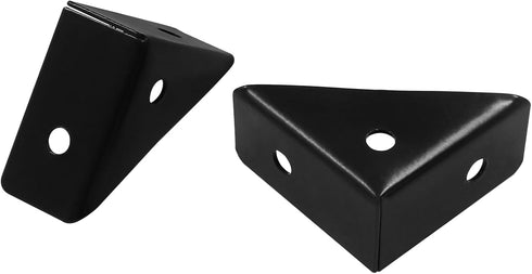 PHITUODA 12pcs 38mm 38mm, Angle Corner Shelf Bracket x Cold Rolled Steel Corner Support, Triangular Bracket with Screws