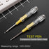 Fielect Voltage Tester Screwdriver Pen Light, AC 100-500V Circuit Tester with Dual Head Slot